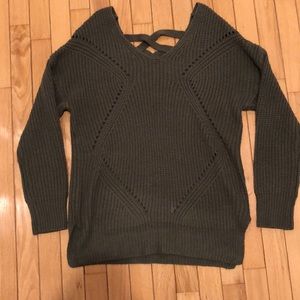 Charlotte Russe Army Green Sweater